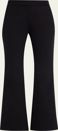 Lafayette 148 New York Gates Cropped Flare-Leg Pants