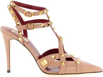 Valentino Garavani Pink Rock Studded Pumps