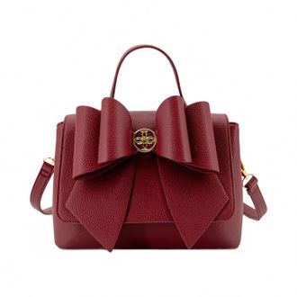 Like Dreams Womens Linda Double Bow Crossbody Bag In Red
