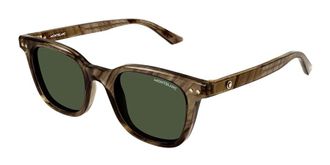 Montblanc Green Square Mens Sunglasses MB0320S 003 49