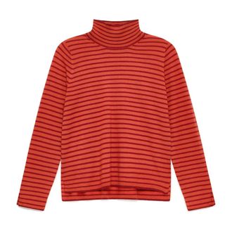 Maliparmi Soft Touch Knit - Dames - Coltruien - Oranje - L - Wol - Truien & Vesten