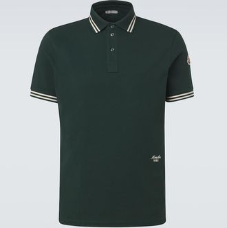 Moncler Polo in piqu&eacute; di cotone