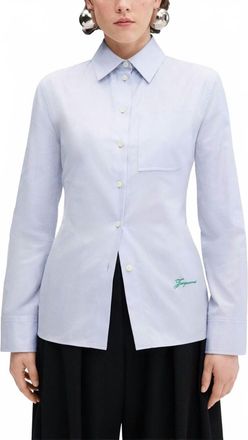 Jacquemus La Chemise De Costume In Light Grey