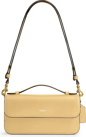 Coach Elora Leather Cross-body bag - Cream - One Size