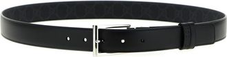 Gucci Black Rectangular buckle reversible belt