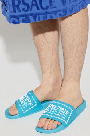 Versace Jeans Couture Rubber Flip-flops, Mens, Blue