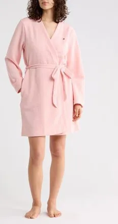 Tommy Hilfiger Waffle Knit Robe in Crystal Rose at Nordstrom Rack, Size Large/x-Large