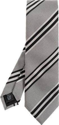 Dolce & Gabbana Zijden Stropdas - Heren - Stropdassen - Grijs - ONE Size - Accessoires