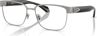 Versace 57mm Square optical glasses in Grey at Nordstrom