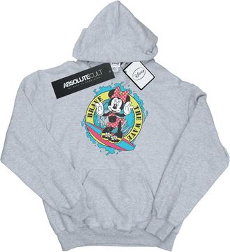 Disney Dames/Dames Minnie Mouse Brave The Wave Hoodie (Sportgrijs)