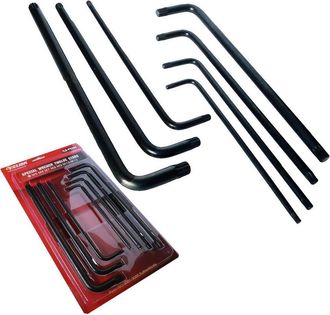 Trade Shop Trade Shop - Set Chiavi Xzn Millerighe A L Chiave Spline Extra Lunghe M5 M6 M7 M8 M9 M10 M12