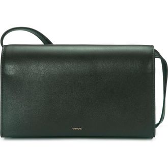 Vince Leather Crossbody Wallet in Herba at Nordstrom Rack