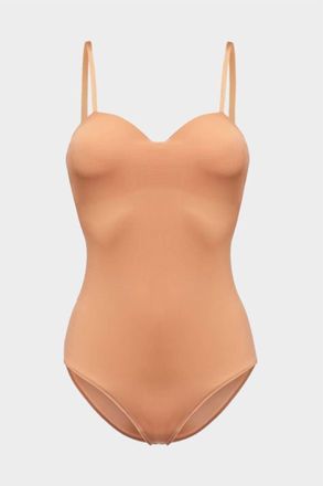 Santa Brands Womens Solid Bodysuit In Blush