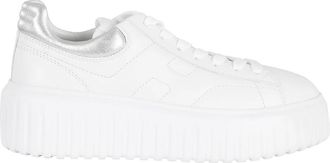 Hogan H-Stripes Sneakers - Dames - Sneakers - Wit - 38 EU - Leer - Schoenen