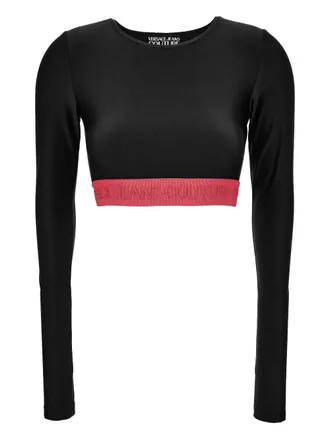 Versace Jeans Couture T-shirt a maniche lunghe - Nero