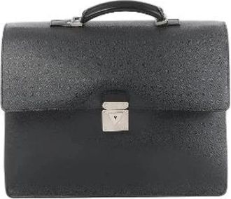 Louis Vuitton Pre-owned Robusto Briefcase - Heren - Vintage Handtas - Zwart - ONE Size - Leer - Vintage