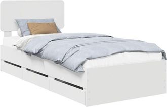 vidaXL Estructura De Cama Con Caj&oacute;n 100 X 200 Cm Madera Ingenieril Vidaxl