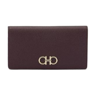 Ferragamo Accessoires, Dames, Paars, ONE Size, Leer, Dames Portemonnees Accessoires Paars Ss 26