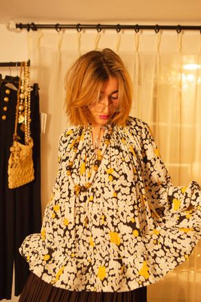 Lanvin Floral Printed Blouse In Daisy Print