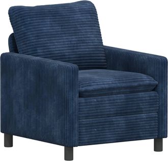 vidaXL Sof&aacute; Azul Marino 76 X 81 X 87,5 Cm Poli&eacute;ster Vidaxl