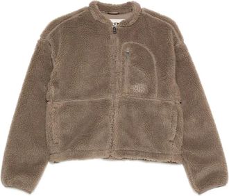 The North Face zip-up fleece jacket - women - Polyester - S - Brown