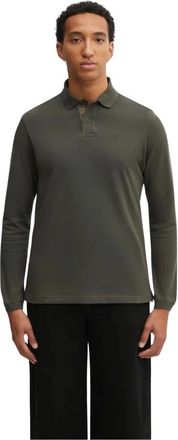 Barbour Camisa Polo de Manga Larga - Tops - Hombre - Verde - 2XL