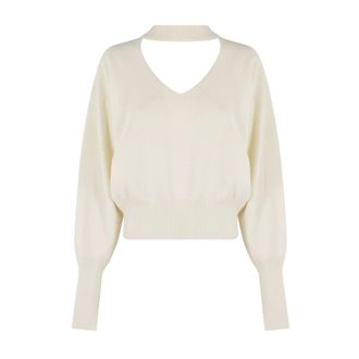 Federica Tosi Dames, Truien, Wit, Maat: XS