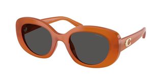 Coach HC8463U CFU08 593087 Womens Sunglasses Orange Size 51
