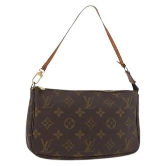 Louis Vuitton Pre-owned Mini Bags, female, Brown, Size: ONE SIZE Pre-owned Accessory Pouch
