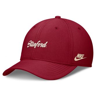 Nike Stanford Legacy Rise Vintage Nike Mens Dri-FIT College Hat in Red | NC0369WSVV-SUH