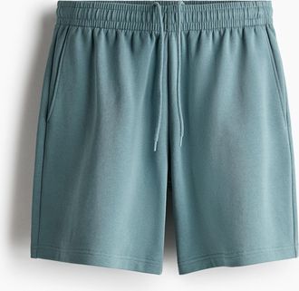 H&M Sweatshorts in Regular Fit - Turquoise