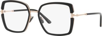 Tom Ford 55mm Square optical glasses in Black at Nordstrom