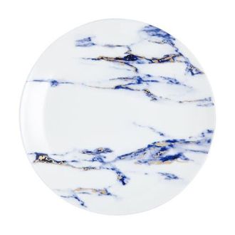 Prouna Marble Azure Dinner Plate in White at Nordstrom