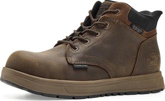 Skechers Declon Comp Toe Mens Shoes Brown : 8.5 D - Medium, Leather