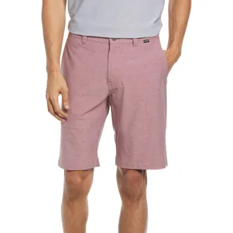 Travis Mathew Sand Harbor Shorts in Heather Garnet Rose at Nordstrom Rack, Size 30