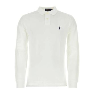 Polo Ralph Lauren Polo Shirts, male, White, Size: XL Piqu&eacute; Polo Shirt