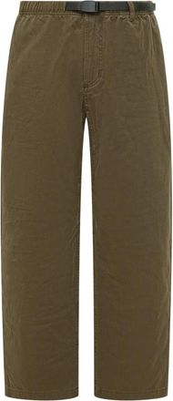 Gramicci Straight Trousers, male, Green, Size: XL Trousers