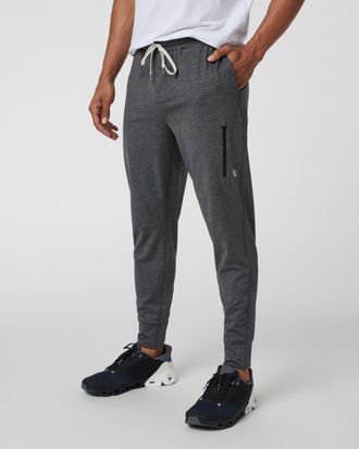 Vuori Clothing Sunday Performance Jogger Pants | Charcoal Heather | XS, Size Extra Small