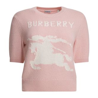 Burberry Dames, Truien, Roze, Maat: S Wol