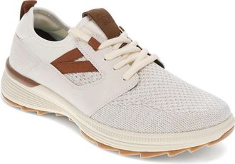 Dockers Mens Adan Knit and Synthetic Leather Casual Lace Up Sneaker Shoe