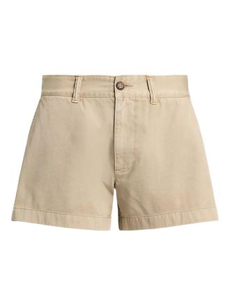 Polo Ralph Lauren tailored shorts - women - Cotton - 16 - Neutrals