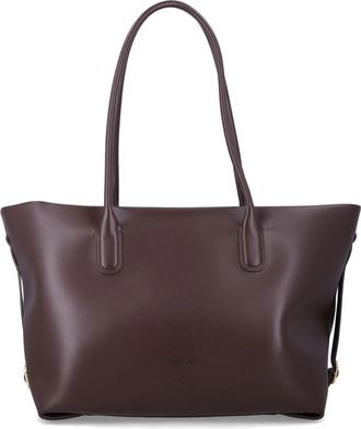 Themoir&egrave; Tallia Shopper - Dames - Shoppers - Bruin - ONE Size - Leer - Tassen