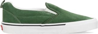 Vans Groene Slip-On Lage Schoen met Logo - Heren - Sneakers - Groen - 46 EU - Su&egrave;de - Schoenen