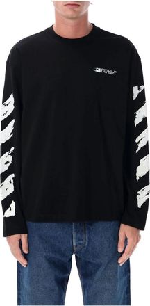Off-white Ink Arrow Longsleeve T-shirt Zwart - Heren - Sweatshirts - Zwart - L - Katoen - Hoodies & sweatvesten