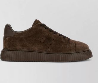 Hogan leather lace-up sneakers