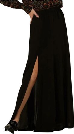 Rough Studios Zwarte Maxi Rok voor Vrouwen - Dames - Maxi Rokken - Zwart - S - Rokken