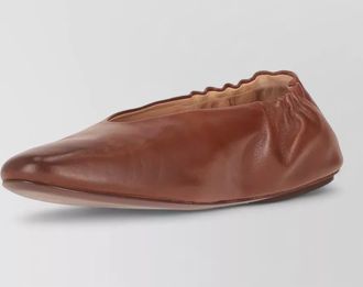 Mars&egrave;ll leather ballerina shoes