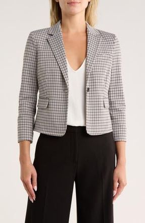 Theory Micro Houndstooth Blazer in Cinder Multi - 21E at Nordstrom Rack, Size 8