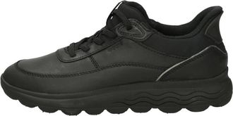 Geox Spherica Plus - Dames - Sneakers - Zwart - 39 EU - Leer - Schoenen