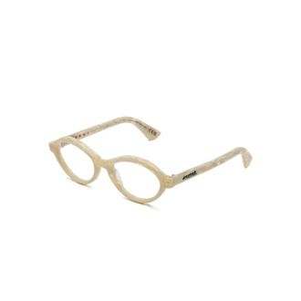 Marni Glasses, female, Beige, 53 MM, Janrel Optical Frame